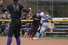 Softball vs Emerson  Wheaton College Softball vs Emerson College in game 2 of their doubleheader. - Photo by Keith Nordstrom : Wheaton, Softball